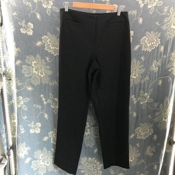 vintage Talbots charcoal flat front trousers size 12 - Picture 1 of 4